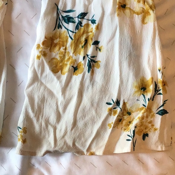 Forever 21 White Floral Pattern Pant Jumpsuit - Picture 6 of 6